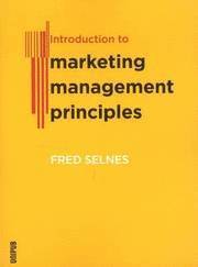 bokomslag Introduction to Marketing Management Principles