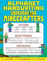 bokomslag Alphabet Handwriting Workbook For Minecrafters