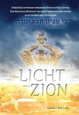 Das Licht aus Zion: Dieses Buch offenbart verborgene Pfade ins Reich Gottes. Eine Kraftvolle Botschaft von zwölf Rabbinern über Einheit, e 1