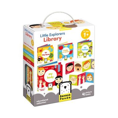 bokomslag Little Explorers Library 12m+ Baby Books Set