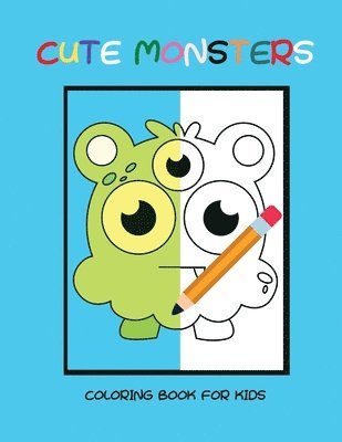 Cute monsters coloring book for kids 1