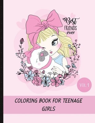 Coloring book for teenage girls 1