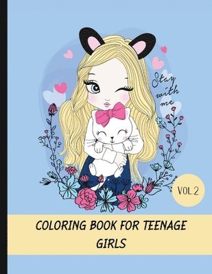 Coloring book for teenage girls 1