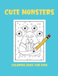 bokomslag Cute monsters coloring book for kids