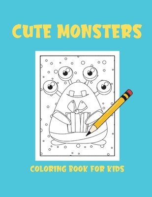 Cute monsters coloring book for kids 1