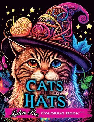 Luka Poe - Cats with Hats Coloring Book, Häftad