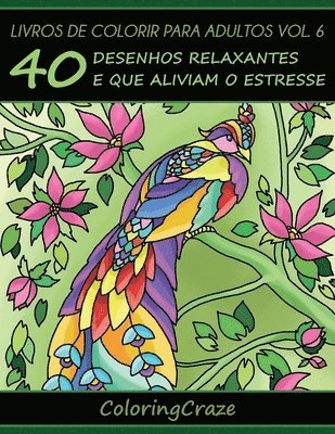 bokomslag Livros de colorir para adultos vol. 6