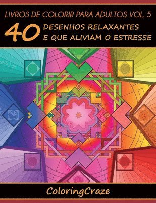 bokomslag Livros de colorir para adultos vol. 5