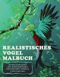 bokomslag Realistisches Vogel-Malbuch