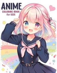 bokomslag Anime Coloring Book for Kids