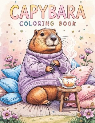 bokomslag Capybara Coloring Book