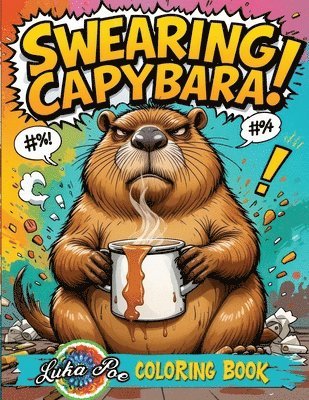 bokomslag Swearing Capybara Coloring Book