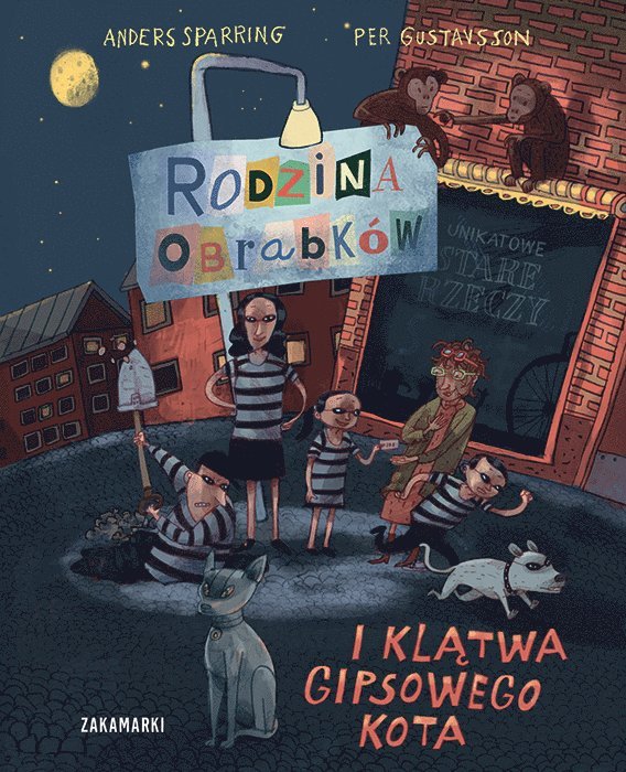 Anders Sparring - Familjen Knyckertz och gipskattens förbannelse (Polska), Inbunden