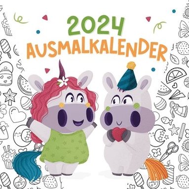 bokomslag Ausmalkalender 2024