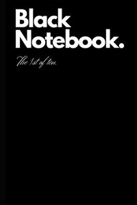 bokomslag Black Notebook.: The 1st of ten.