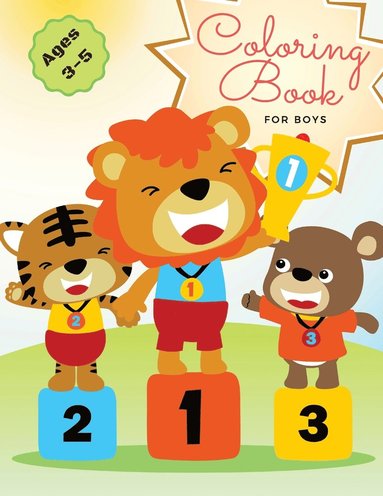 bokomslag My First Awesome Coloring Book for Boys