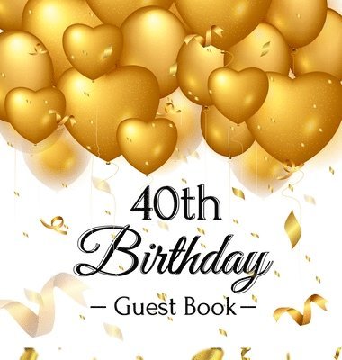 40th Birthday Guest Book 1