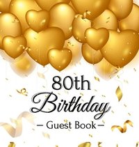 bokomslag 80th Birthday Guest Book