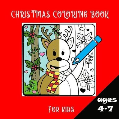 bokomslag Christmas coloring book for kids ages 4-7