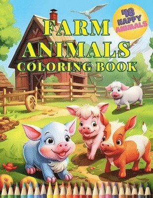 bokomslag Farm Animals Coloring Book