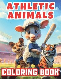 bokomslag Athletic Animals Coloring Book