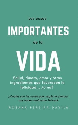 Las cosas importantes de la vida 1