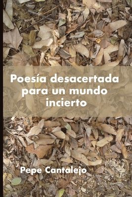 bokomslag Poesía desacertada para un mundo incierto