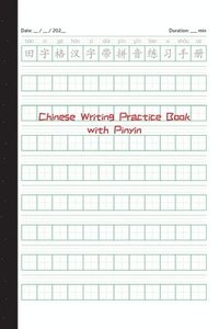 bokomslag Chinese Writing Practice Book with Pinyin