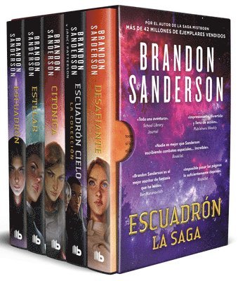 Brandon Sanderson - Estuche Escuadrón (Contiene: Escuadrón; Estelar; Citónica; Desafiante Y Escuadrón Cielo) / Skyward Boxed Set: Skyward; Starsight; Cytonic and Defiant, Häftad