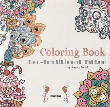 bokomslag NeoTraditional Tattoo Coloring Book