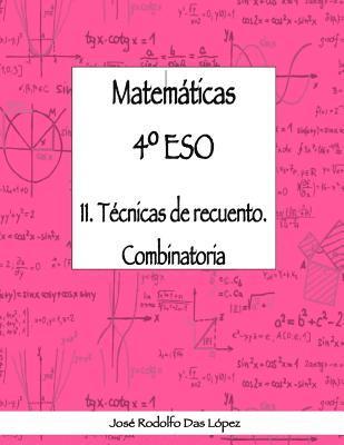 bokomslag Matemticas 4 ESO - 11. Tcnicas de recuento. Combinatoria