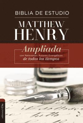 Rvr, Biblia De Estudio Matthew Henry, Tapa Dura, Interior A Dos Colores, Con Indice 1