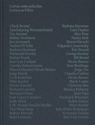 bokomslag Film Letters