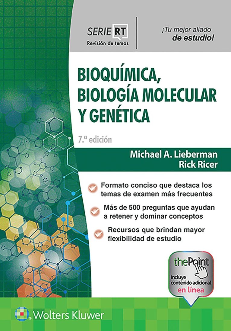 Michael A. Lieberman, Rick Ricer, PhD Lieberman, Michael A., MD Ricer, Rick - Serie RT. Bioquímica, biología molecular y genética, Häftad