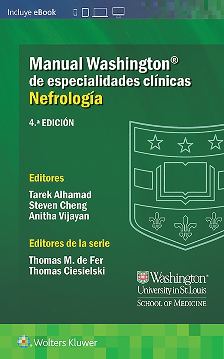 Tarek Alhamad, Steven Cheng, Anitha Vijayan, MD Alhamad, Dr. Tarek, MD Vijayan, Dr. Anitha - Manual Washington de especialidades clínicas. Nefrología, Häftad