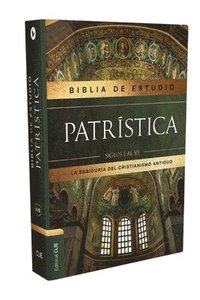 bokomslag Rvr, Biblia De Estudio Patristica, Interior A Dos Colores, Tapa Dura, Palabras De Jesus En Rojo, Comfort Print