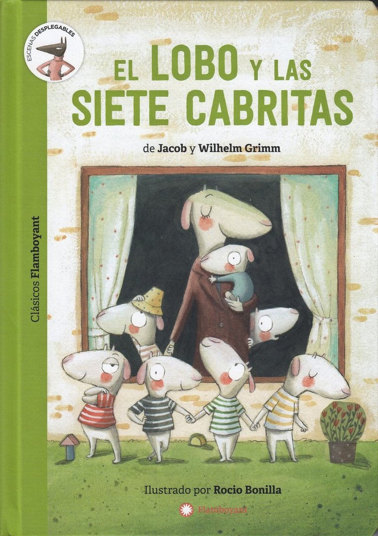 Brothers Grimm - Vargen och De Sju Killingarna (Spanska), Inbunden