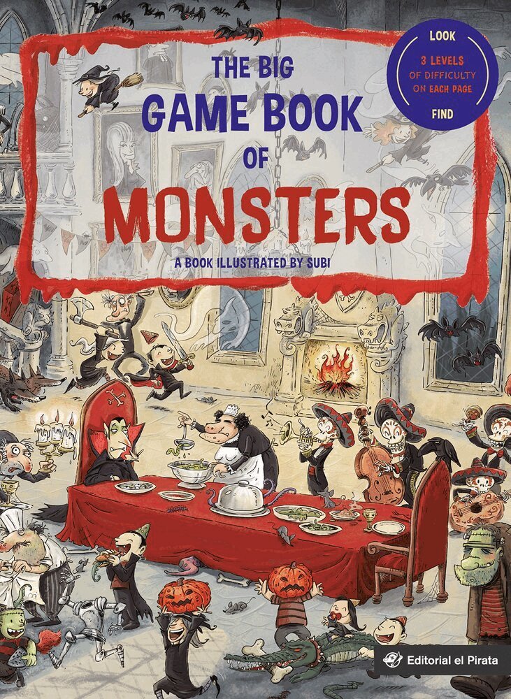 Joan Subirana - Big Game Book of Monsters, Kartonnage