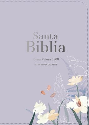 bokomslag Biblia Rvr 1960 Letra Súper Gigante Símil Piel Lavanda (Bible Rvr 1960 Super Giant Print Leatherlike Lavendar (Spanish Edition)