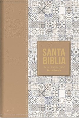 bokomslag Biblia Rvr 1960 Letra Grande Tamaño Manual Símil Piel Marrón Claro(bible Rvr 1960 Large Print Handsize Leatherlike Tiles Light Brown (Spanish Edition)