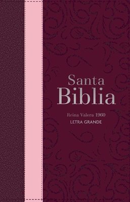 bokomslag Biblia Rvr 1960 Letra Grande Tamaño Manual Tricolor Guinda Palo Rosa Marrón Con Cierre E Índice (Bible Rvr 1960 Large Print Handsize Leatherlike Trico