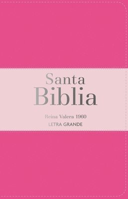 bokomslag Biblia Rvr 1960 Letra Grande Tamaño Manual Tricolor Rosa Oscuro Rosa Claro Con Cierre E Índice (Bible Rvr 1960 Large Print Handsize Leatherlike Tricolor Dark Pink, Light Pink Indexed with Zipper (S...