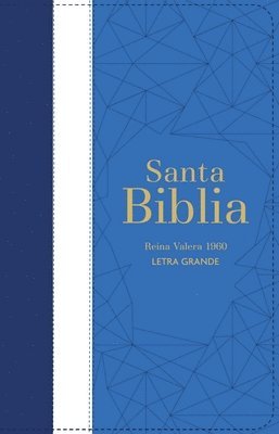 bokomslag Biblia Rvr 1960 Letra Grande Tamaño Manual Tricolor Azúl Claro Crema Claro Azúl Marino Con Cierre E Índice ( Bible Rvr 1960 Large Print Handsize Leath