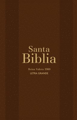 bokomslag Biblia Rvr 1960 Letra Grande Tamaño Manual Marrón Con Cierre E Índice (Bible Rvr 1960 Large Print Handsize Leatherlike Brown Indexed with Zipper (Span