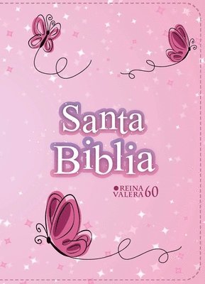 bokomslag Biblia Rvr 1960 Compacta Símil Piel Juvenil Mariposa Rosada (Bible Rvr 1960 Compact Size Leatherlike Youth Pink Butterfly (Spanish Edition)