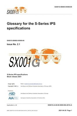 SX001G, Glossary for the S-Series IPS specifications, Issue 3.0 1