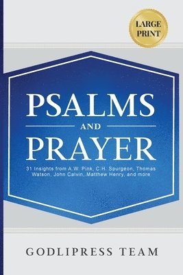 bokomslag Psalms and Prayer