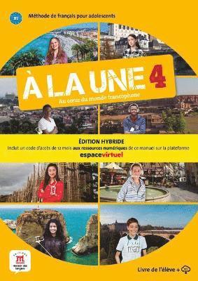 bokomslag la une 4 - Edition hybride - Livre de l'eleve + audio MP3. B1