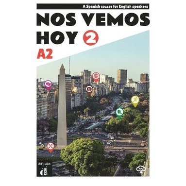 bokomslag Nos vemos hoy 2 - Edicion inglesa para estudiantes + audio MP3. A2