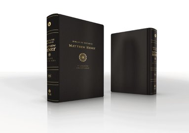 Matthew Henry, José María De Rus, Alfonso Ropero - RVR, Biblia de estudio Matthew Henry y legado cristiano, Leathersoft, Negro, Interior a dos colores, con Índice, Comfort Print, Inbunden